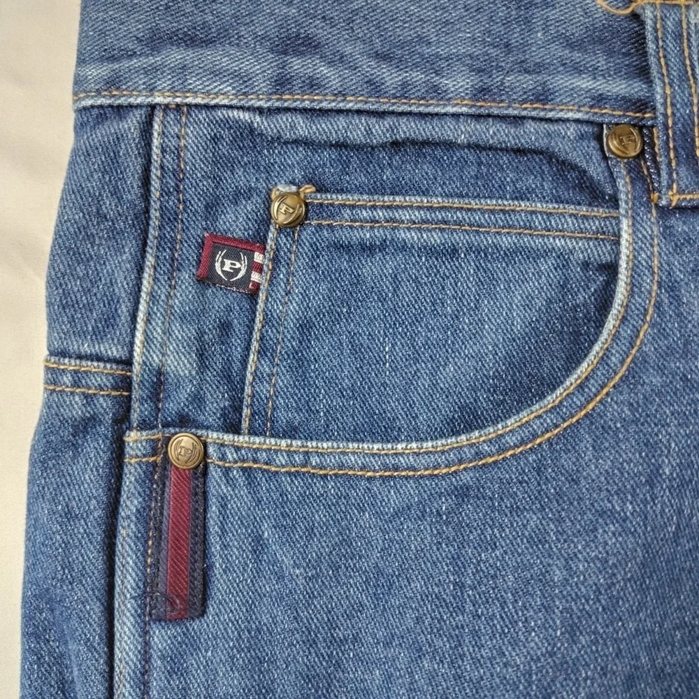 Vintage Y2K Phat Farm Jeans Men's 44x32 Denim Baggy Hip Hop Streetwear Logo EUC